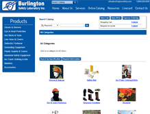 Tablet Screenshot of electrical-protective-equipment.burlingtonsafety.com